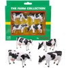 Toyland® Pack of 4-1:32 Scale Friesian Cattle Cows - The