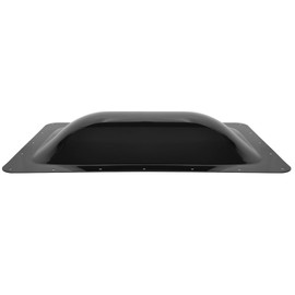 XMK RV Skylight Replacement,18"x26" Outer Dome Skylight Fits 14"x22" Openings,Camper RV Skylight Cover for Shower Roof Dome Trailer Fifth Wheel Food Truck Motorhome, Impact Resistant, Black