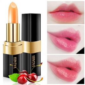 Yakashi Cherry Blossom Waterproof Moisturizing Transfer-Proof Lip Balm 04 Carrot (Chinese Packaging) +3.5g 10ea