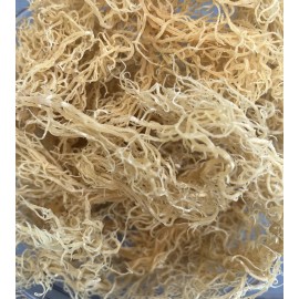 Unbranded Saint Lucia Gold Sea Moss Wildcrafted Organic Alkaline 100% Natural Raw 8 oz - 8 oz