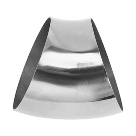 Motoforti 45 Degree Mandrel Bend Elbow Car Modified Exhaust Pipe Tubing Piping 4.25" Inch OD Thickness 1.2mm/18GA 108x125x1.2mm 201 Stainless Steel Silver Tone