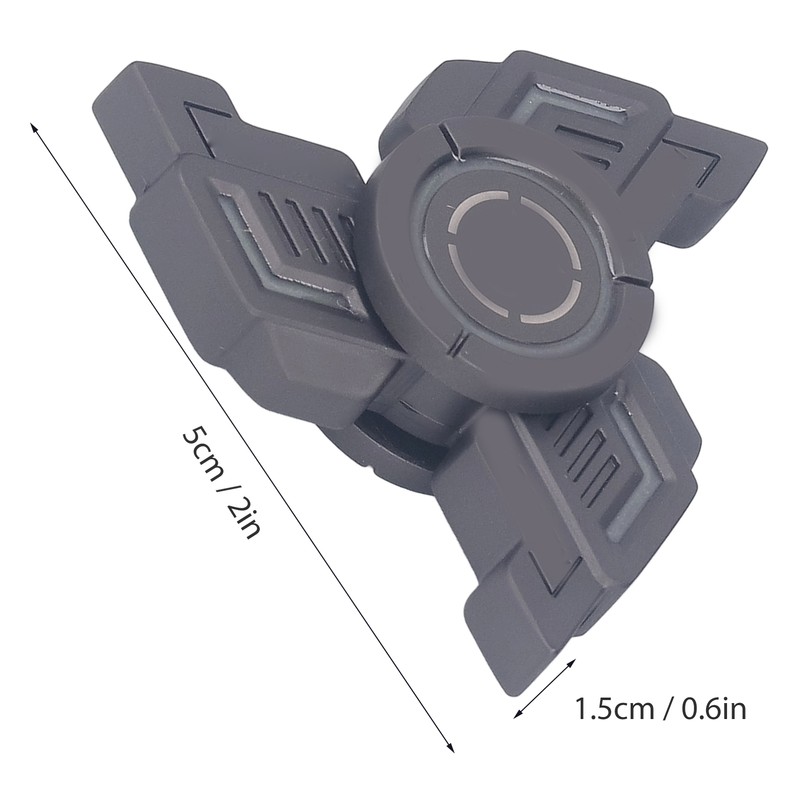 Fingertip Gyroscope Luminous Reduce Anxiety Metal Rotating Decompression Toy with