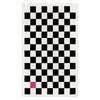 Wonnitar Checkered Washable Area Rugs 3x5, Non-Slip Black and White