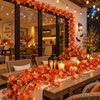 12 Pack Autumn Fall Leaf Garland, 84ft Hanging Fall Vines