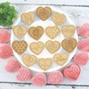 Heart Cookie Cutter Set,10PCS Valentines Cookie Cutter,3D Heart Shaped Cookie