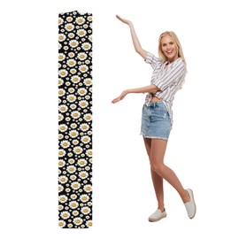 NICENEEDED Jumbo Rug Storage Bag, Daisy Print Bag with Straps Rug Packing Bag, Reusable Large Dustproof Pouch for Indoor Outdoor Carpet Storage Moving Packing