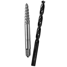 Century Drill & Tool 73504 Spiral Flute Screw Extractor and Drill, 9/32" - 3/8"