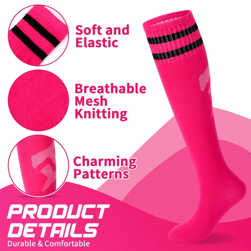 Syhood Soccer Shin Guards and Socks for Toddler Kids Youth,