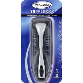 Personna Tri-Flexxx Triple Blade Shaving System for Men