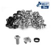 LMS Data M6 Cage Nuts Screws and Washers Set -Assortment