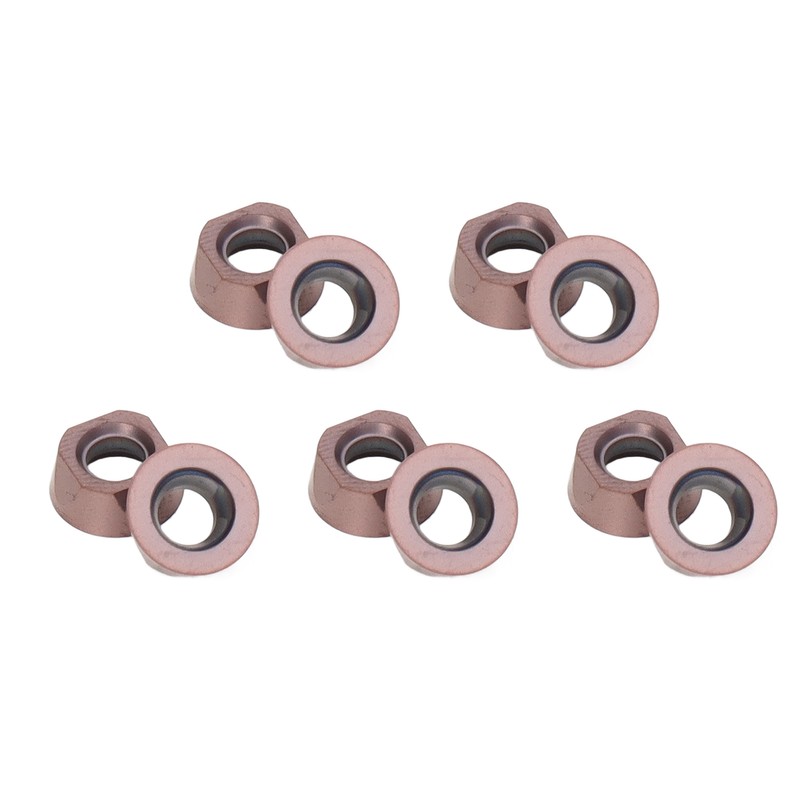 10Pcs Round Carbide Inserts Cutters for DIY CNC Lathe Wood