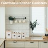 PERFNIQUE Kitchen Canisters, Airtight Canister Sets for Kitchen Counter, Kitchen