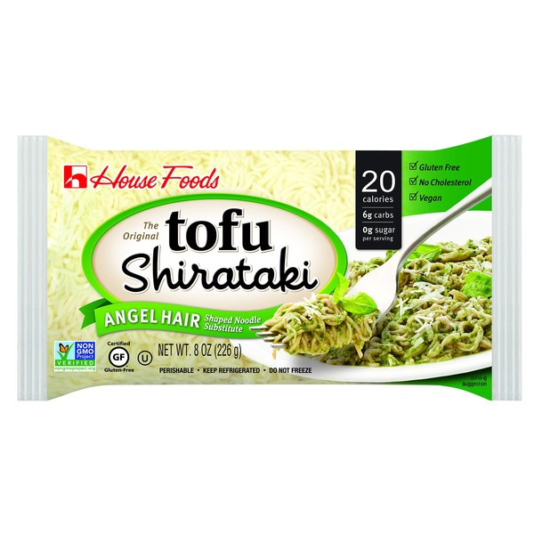House Foods, Noodle Tofu Shirataki Angel Hair, 8 Ounce