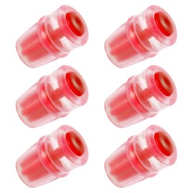 6pcs Bite Valve Replacement Sheath for Osprey, Hydration Pack Bite Valve Hydraulics Bite Valve Replacement Silicone Mouthpiece Nozzle Accessory for Osprey Packs Hydraulics Reservoirs (Red)