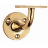 Carlisle Brass AA84 HANDRAIL Bracket-(Heavyweight), Polished Brass