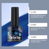 Esmalte de uñas magnético azul negro | Efecto ojo de
