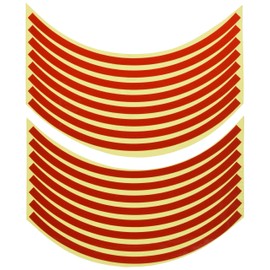 Bike Parts Center Rim Sticker 10" Red 901801