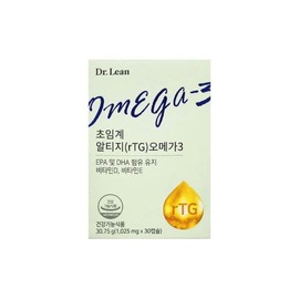 Dr. Lin 닥터린 초임계 알티지 오메가3 1025mg 30캡슐/mjc Dr. Lean Supercritical RTG Omega-3 1025mg 30 Capsules/mjc