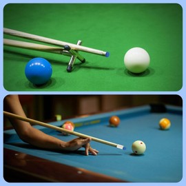 50 Pcs Pool Tips Snooker Tips, 10mm Leather Pool Cue Tips Billiard Tips,Snooker Cue Replacement Tips Pool Stick Tips,Blue Diamond Snooker Cue Tips,Cue Tips for Pool Cues and Snooker(Blue) ﻿