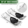 Daneried Concrete Knee Boards Slider,28”x 8” Stainless Steel Concrete Sliders,Concrete