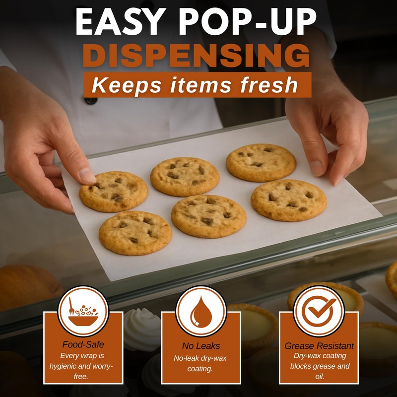 Durable Packaging 10" x 10 3/4" Interfolded Deli Wrap Wax