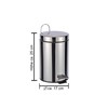 Bambelaa! Pedal Bin Approx. 3 L Sanitary Bin Cosmetic Bin