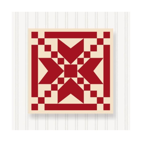 BARN Quilt Block Outdoor Square BQ006-01 | 6 Sizes |
