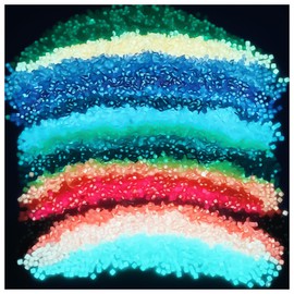 Glow in The Dark Diamond Painting Beads for Diamond Dots Accessories, 20 Colors Square Diamond Painting Drills Flatback Rhinestones for Crafts, Diamonds for Diamond Painting Bead Art Gem Art, 4000PCS