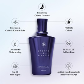 Saints & Sinners Velvet Duo (250ml) for Dry, Damaged, Color Treated Hair