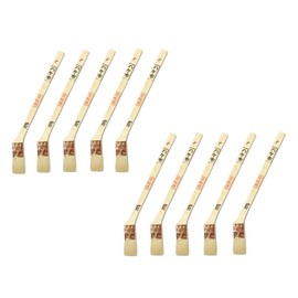 Hake City Brush Brush Grout Brush, For Oil Purifiers, Premium Goat Hair, Top Muscles, 1.0 inches (25 mm), Set of 10