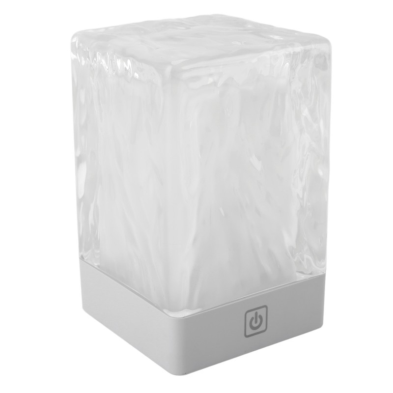 Crystal Table Lamp LED Night Light 3 Level Brightness Touch