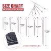 Hilitchi 90-Pcs Cotter Pin Assortment Kit - 304 Stainless Steel