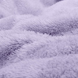Snug Rug Lavender Blanket Sherpa Fleece Fluffy Luxury For Sofa Blankets Warm Winter Soft Throws 127 x 178cm (50"x 70")