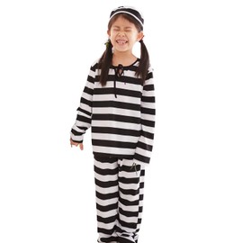 Bright Lara kidscos06-120 Halloween Cosplay, Children, Prisoner, Costume, Girls, Boys, Kids, Cosplay, Children