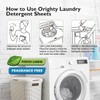 Orighty Laundry Detergent Sheets, 60 Count, Fresh Linen Scent, Eco-Friendly,