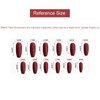 24 PCS Press on Nails Red 3D Kitty Cat Fake