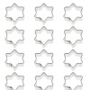 Unbranded 1 Dozen (12 pieces) Mini 6 Point Star Cookie