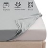 Soifox Super King Fitted Sheet Grey - Bed Sheets with