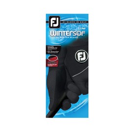 FootJoy Women's WinterSof Golf Gloves, Pair, Black Medium, Pair