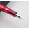 JINHAO 82 Fountain Pen (Transparent Fluorescent Rose Red,Fine Nib 0.5mm)