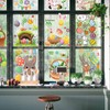 Easter Window Cling Stickers,9 Sheets Double-Sided Easter Window Decals for