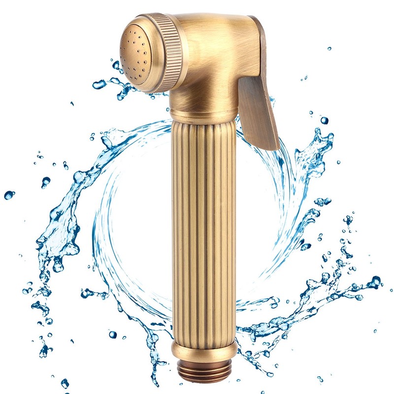 G1/2in Thread Copper Handheld Toilet Bidet Sprayer Hand Held Spray