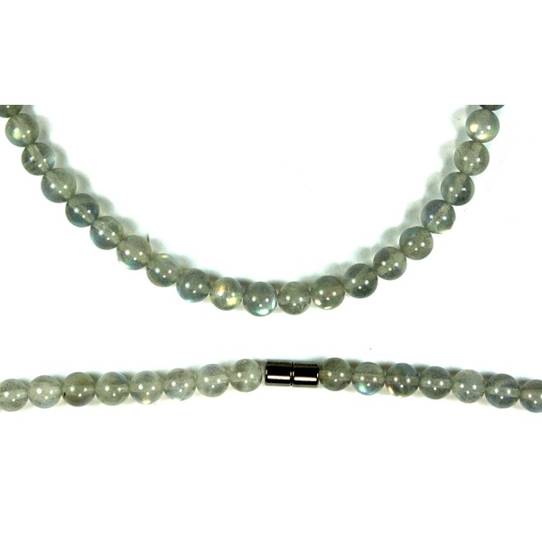 Labradorite Crystal Necklace for Men/Women Empath Protection Pyschic Defense Handcrafted