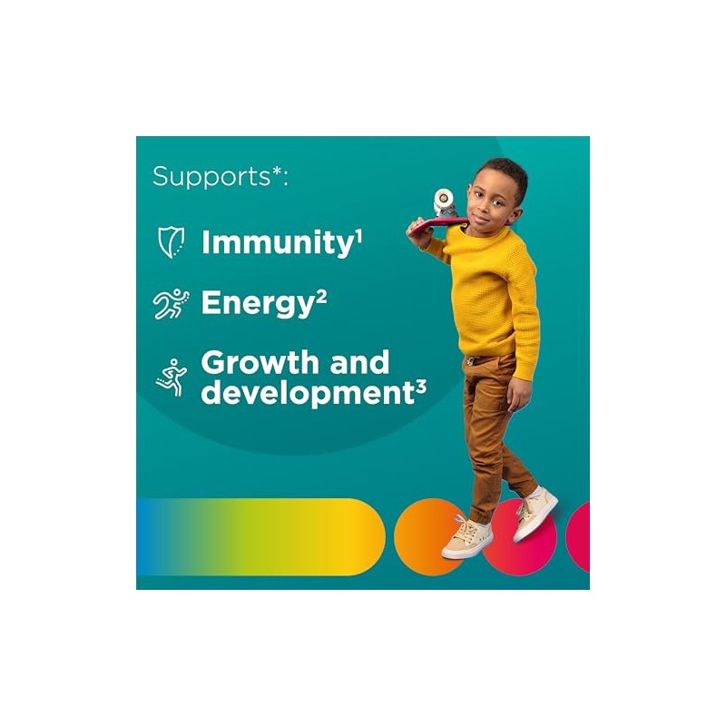 Centrum Kids Multivitamin Gummies, Tropical Punch, Made with Natural Flavors,
