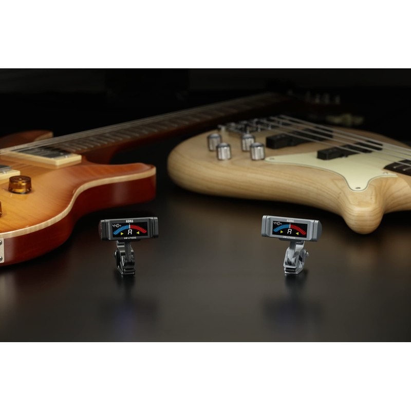 KORG Clip-on Tuner, 100-Hour Continuous Operation, Dedicated Base