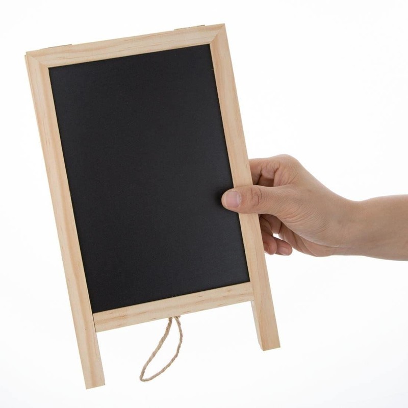 Olympia Mini Folding Menu Board 250x150mm - Easy Wipe, Durable,