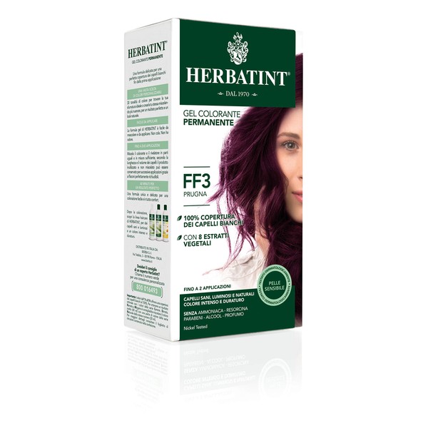 Herbatint FF3 Permanent Colour Gel 150 ml Plum