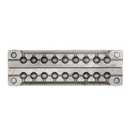 Dimatteo Round Sinker Mold with 9 Cavities and 1/4-Ounce,Without Handle