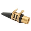 Alto Sax Mouthpiece Kit with Cap Ligature Metal Brass Saxophone
