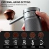 Bincoo Foldable Manual Coffee Grinder with External Adjustable Setting,Coffee Bean
